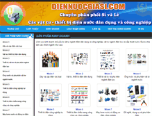 Tablet Screenshot of diennuocgiasi.com